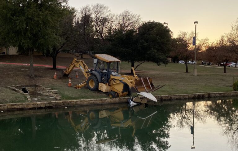 Stolen golf cart takes a dive in Madonna pond