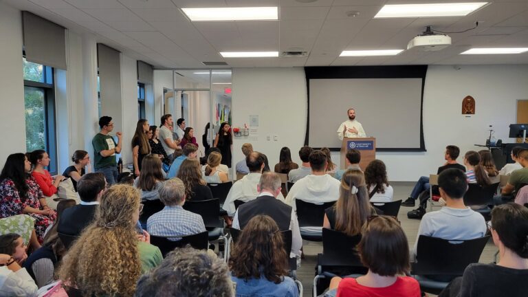 UD Thomistic Institute Kicks Off the Year by Hosting Fr. Gregory Pine, O.P.